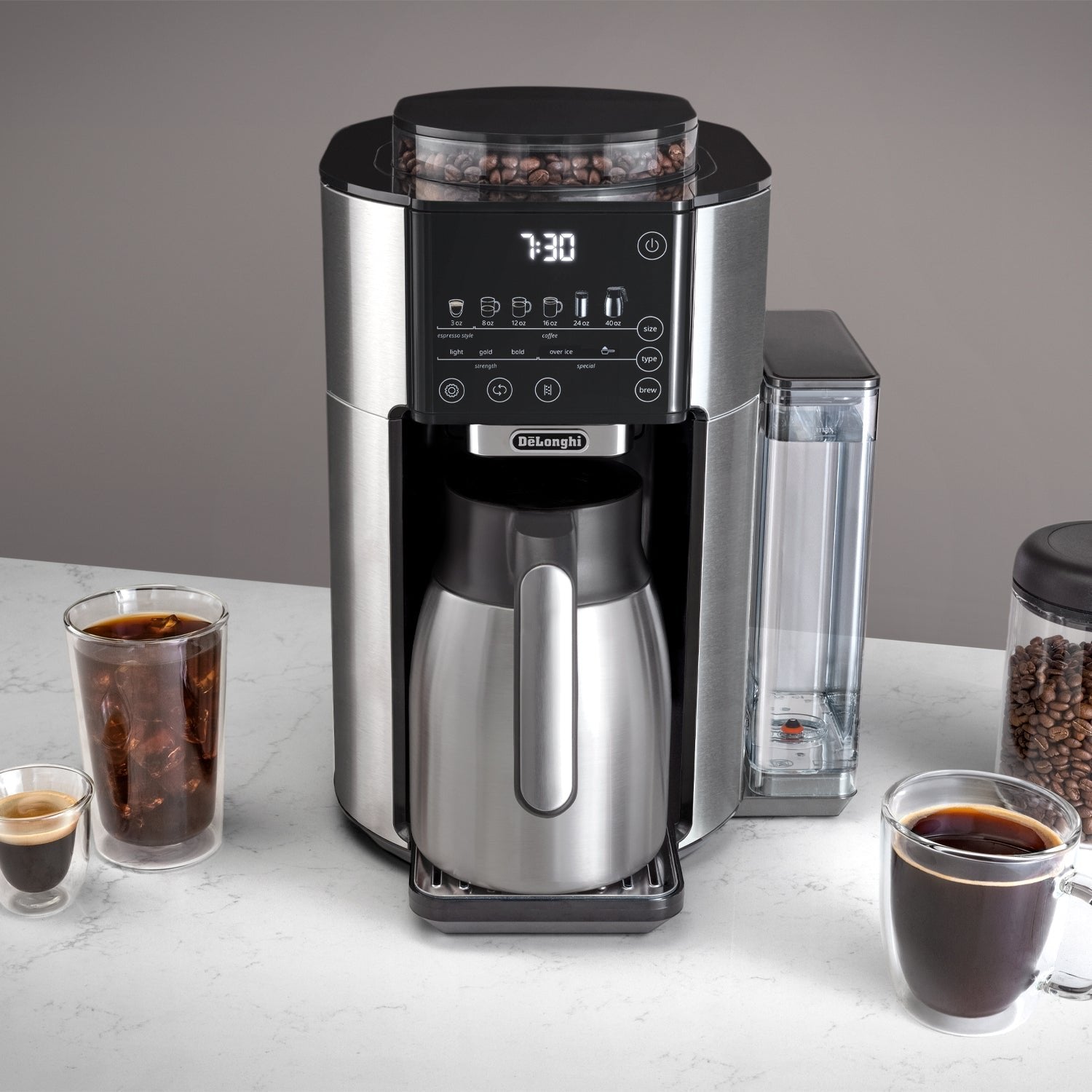 DeLonghi TrueBrew Fully Automatic Drip Coffee Machine CAM51035M